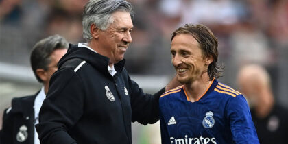 Carlo Ancelotti Luka Modric