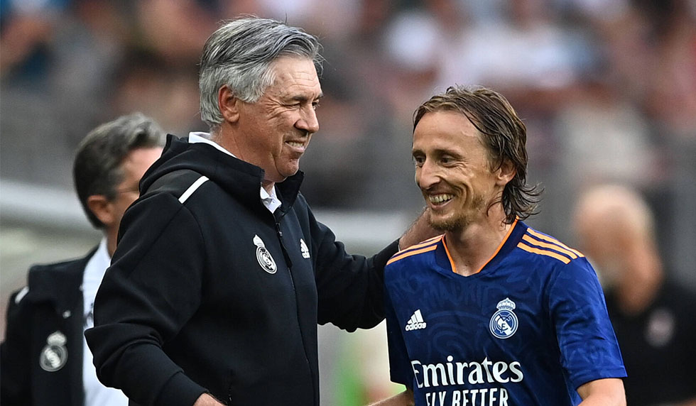 Carlo Ancelotti Luka Modric