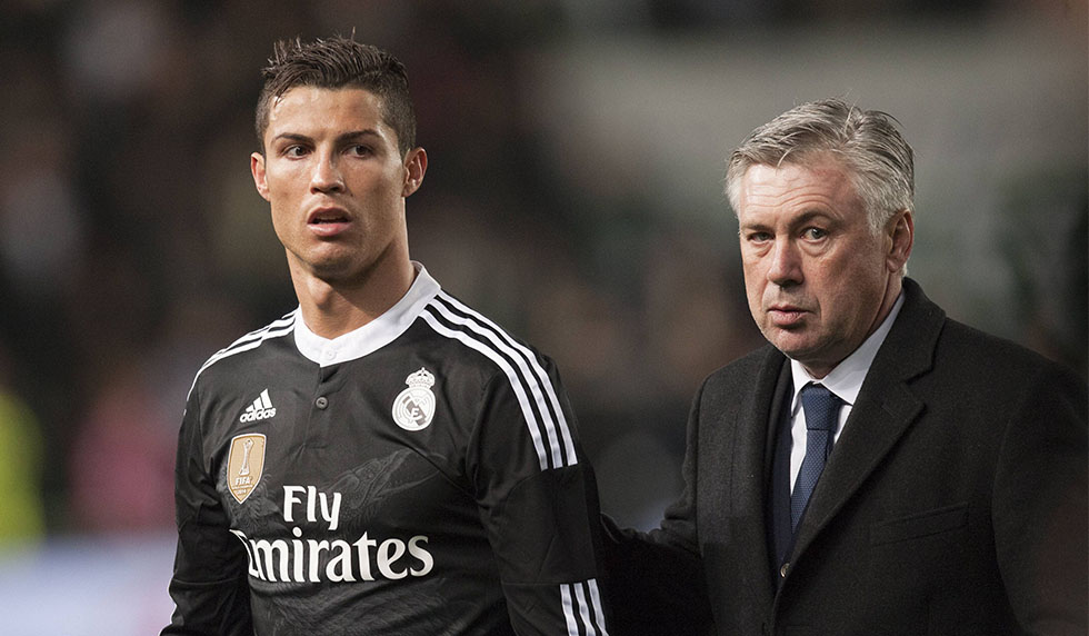 Cristiano Ronaldo Carlo Ancelotti