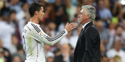 Cristiano Ronaldo Carlo Ancelotti