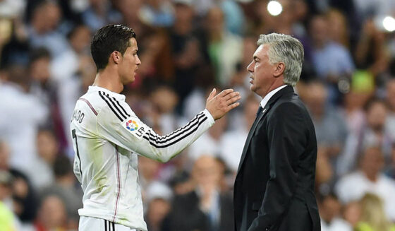 Cristiano Ronaldo Carlo Ancelotti