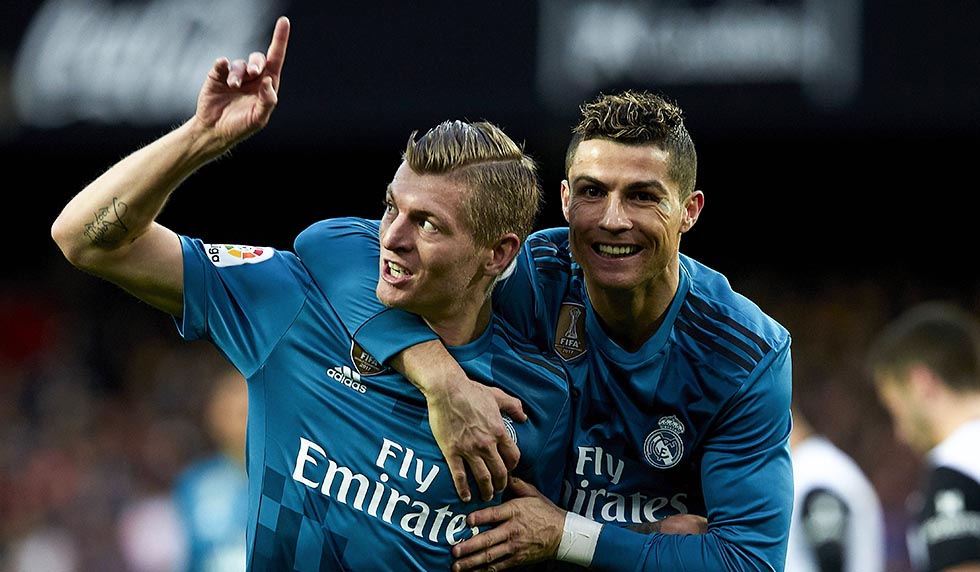 Toni Kroos Cristiano Ronaldo