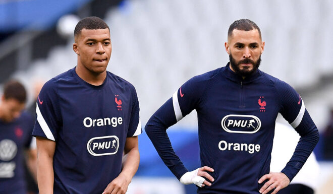 Kylian Mbappe Karim Benzema