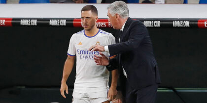 Eden Hazard Carlo Ancelotti
