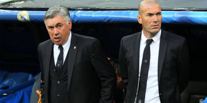 Carlo Ancelotti Zinedine Zidane