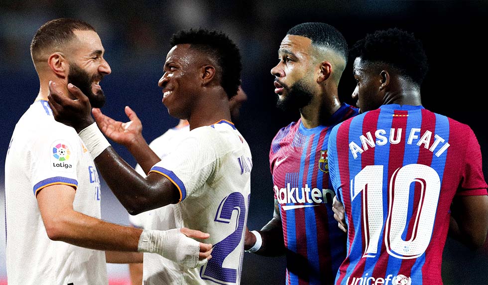 Karim Benzema, Vinícius Júnior, Memphis Depay, Ansu Fati