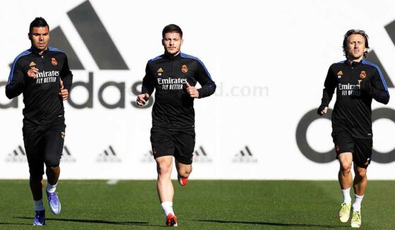Casemiro, Jović und Modrić