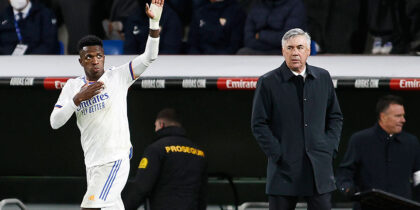 Carlo Ancelotti Vinicius Junior