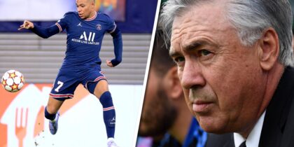 Kylian Mbappé und Carlo Ancelotti