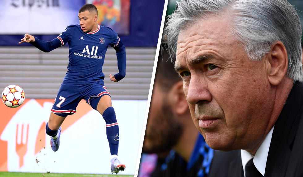 Kylian Mbappé und Carlo Ancelotti