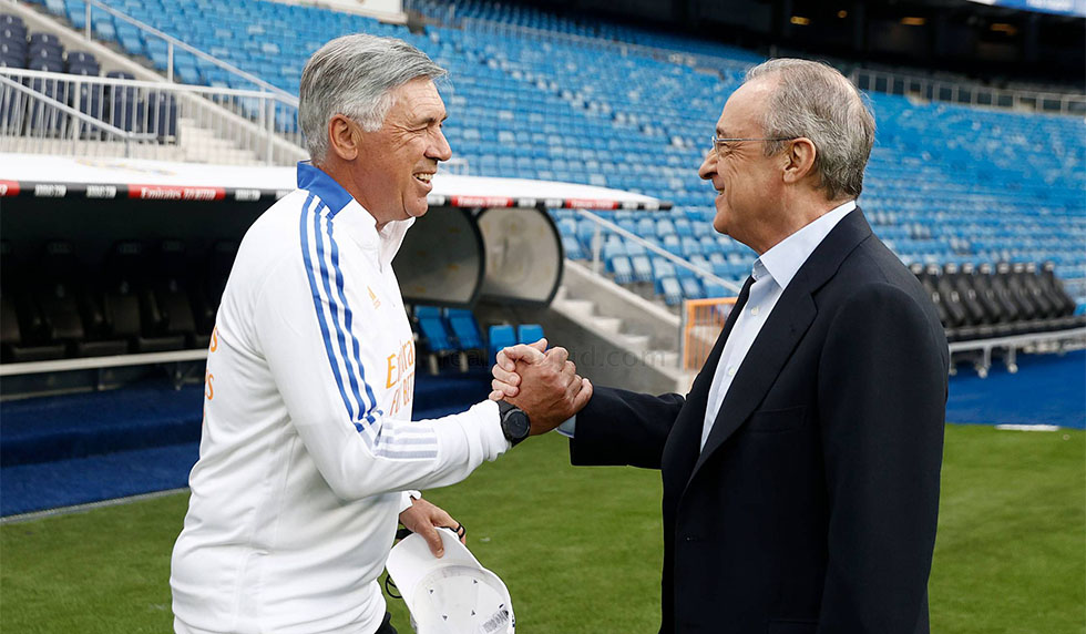florentino perez carlo ancelotti real madrid