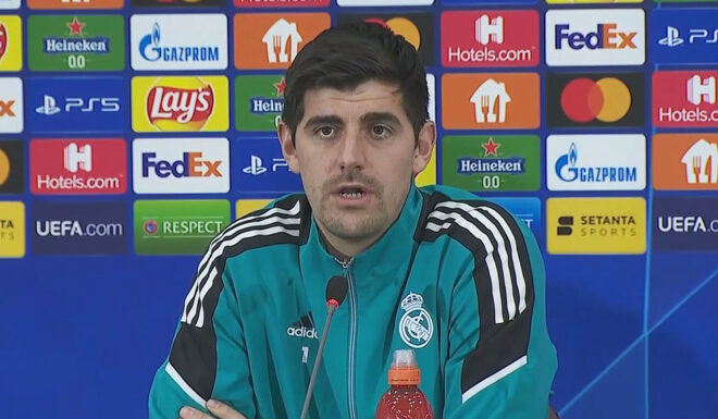 thibaut courtois real madrid champions league pk