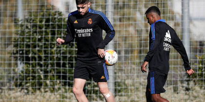 Training Valverde und Rodrygo