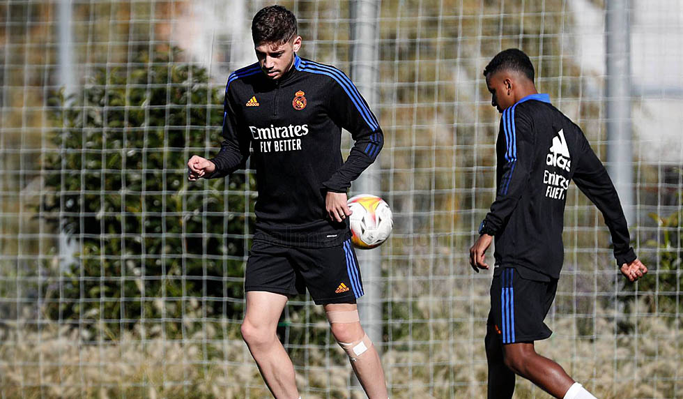 Training Valverde und Rodrygo