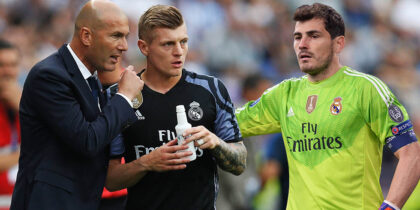 Zinedine Zidane Toni Kroos Iker Casillas