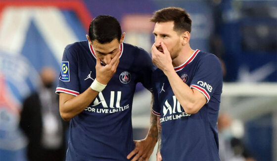 Angel Di Maria Lionel Messi