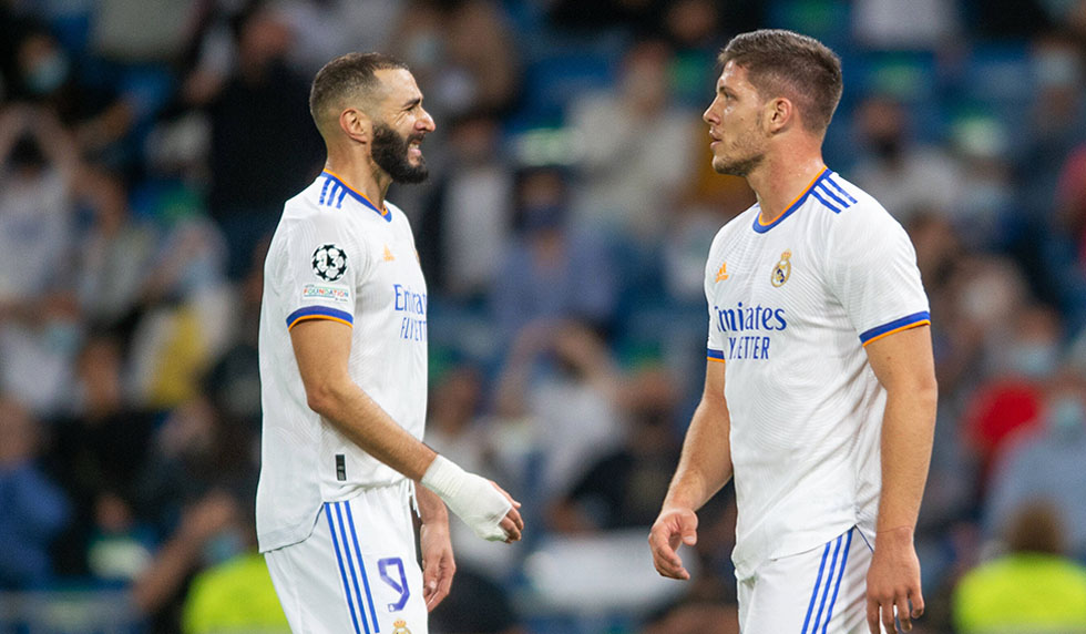 Karim Benzema Luka Jovic Real Madrid