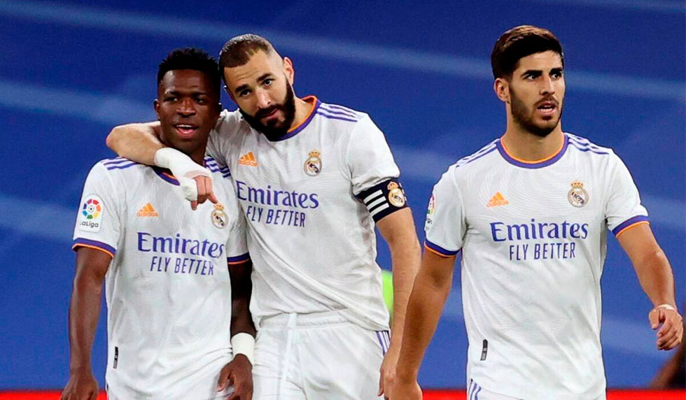 Karim Benzema Marco Asensio Vinicius Real Madrid