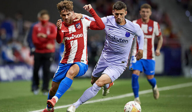 Griezmann vs Lenglet Griezmann vs Lenglet