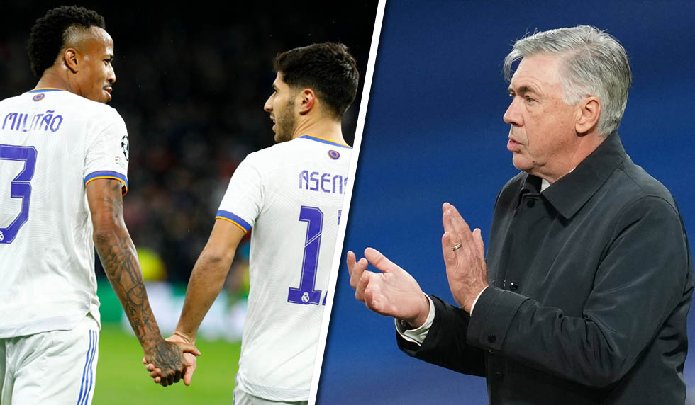 Ancelotti, Militao, Asensio