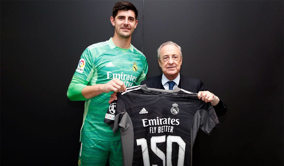 thibaut courtois florentino perez
