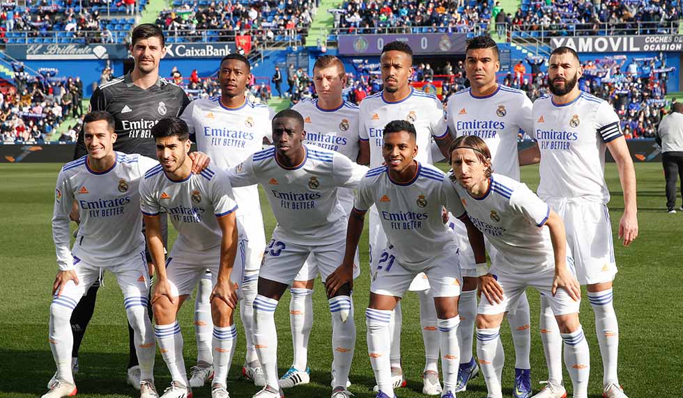 Real Madrid Aufstellung Team Foto