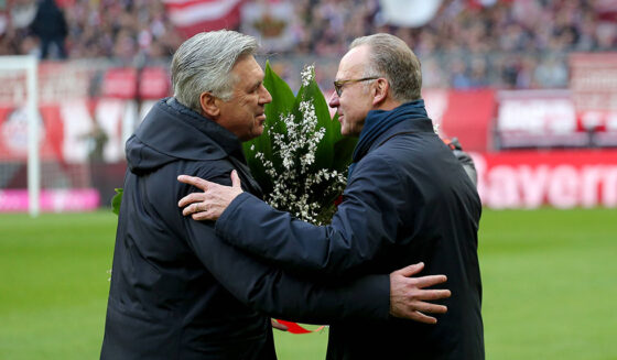 FC Bayern Carlo Ancelotti Karl Heinz Rummenigge