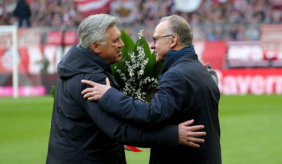 FC Bayern Carlo Ancelotti Karl Heinz Rummenigge