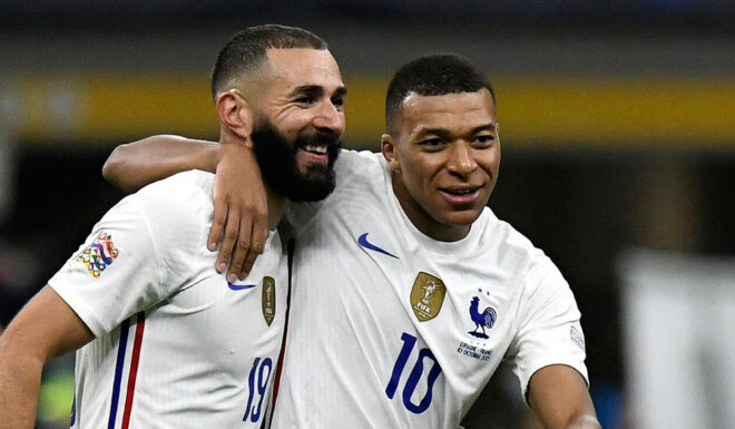 Karim Benzema Kylian Mbappe