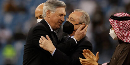 Florentino Perez Carlo Ancelotti