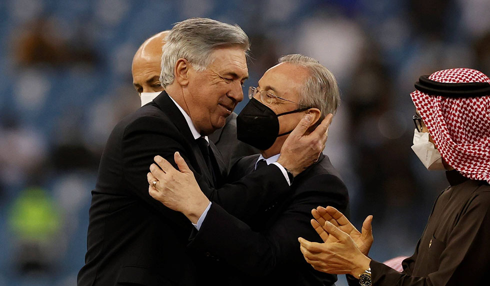 Florentino Perez Carlo Ancelotti