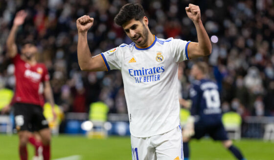 Marco Asensio jubelt Marco Asensio