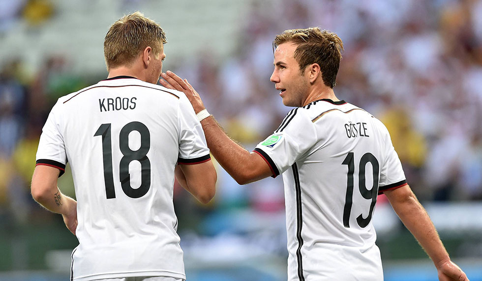 Toni Kroos Mario Götze
