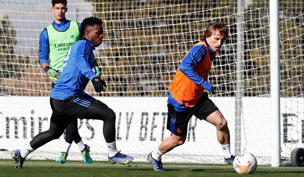 training modric vinicius rmcom