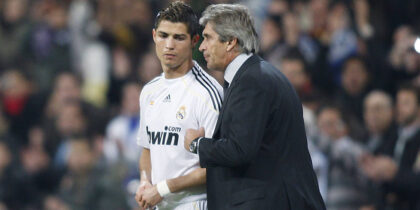 Cristiano Ronaldo Manuel Pellegrini Real Madrid