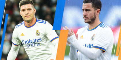 Eden Hazard Luka Jovic Real Madrid