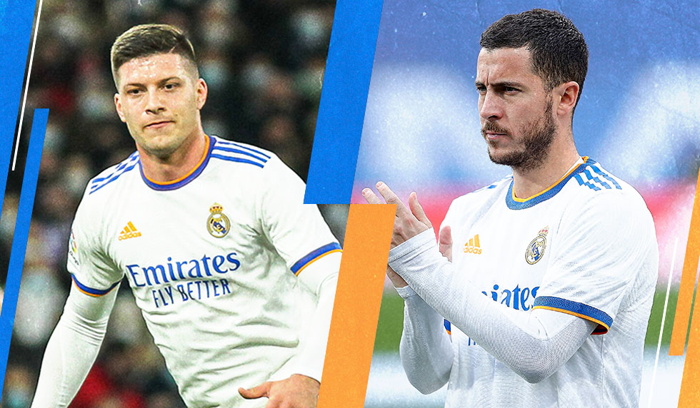 Eden Hazard Luka Jovic Real Madrid