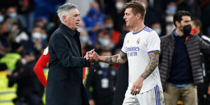Carlo Ancelotti Toni Kroos Real Madrid