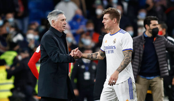 Carlo Ancelotti Toni Kroos Real Madrid