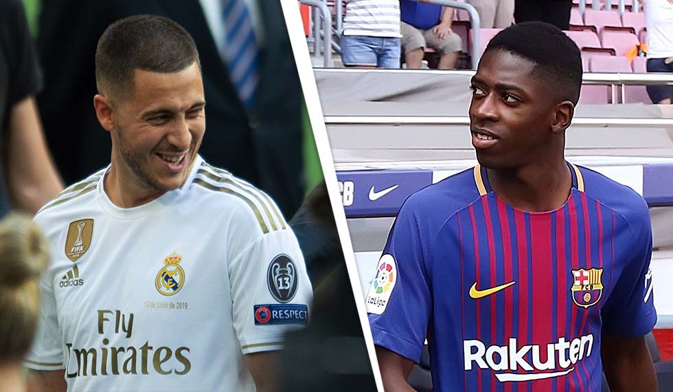 Eden Hazard Ousmane Dembélé