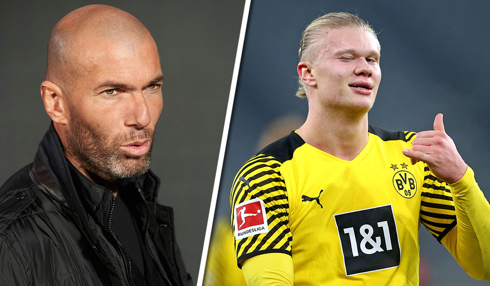Zinédine Zidane Erling Haaland BVB Real Madrid
