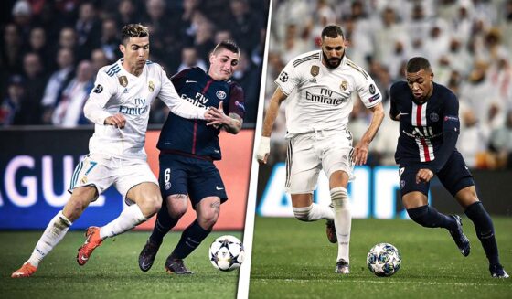 Cristiano Ronaldo Marco Verratti Karim Benzema Kylian Mbappé
