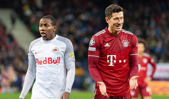 Lewandowski vs Salzburg Lewandowski vs Salzburg