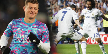 Toni Kroos Cristiano Ronaldo Marcelo