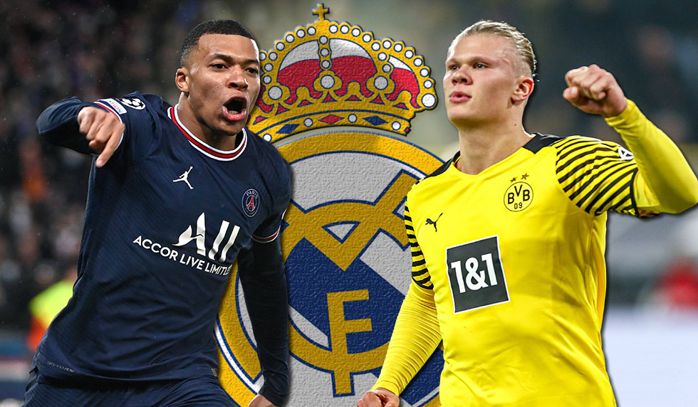 Kylian Mbappé Erling Haaland Real Madrid