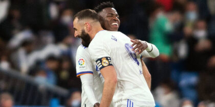 Vinicius Junior Karim Benzema Real Madrid