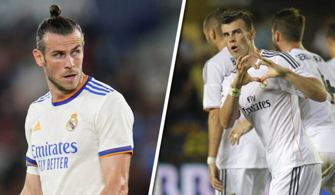 Gareth Bale 2022 und 2013 Gareth Bale 2022 und 2013