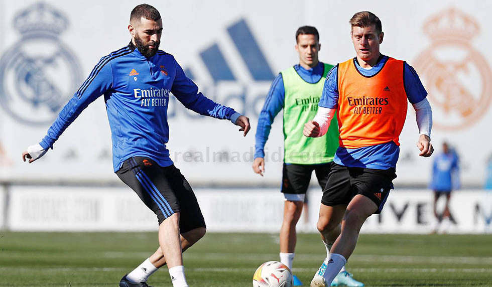 training benezema kroos