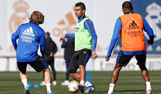 training casemiro modric rmcom training casemiro modric rmcom