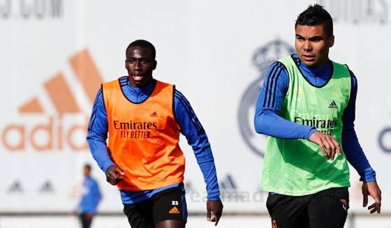 training mendy casemiro training mendy casemiro